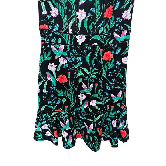 Kate Spade Jardin Tile Jacquard Dress Floral Fit & Flare Sleeveless Size 8 - Picture 8 of 8